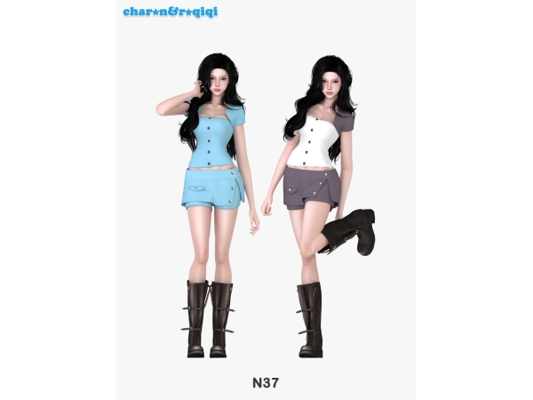 Mix [charonroqiqi]N37 - The Sims 4 Custom Content