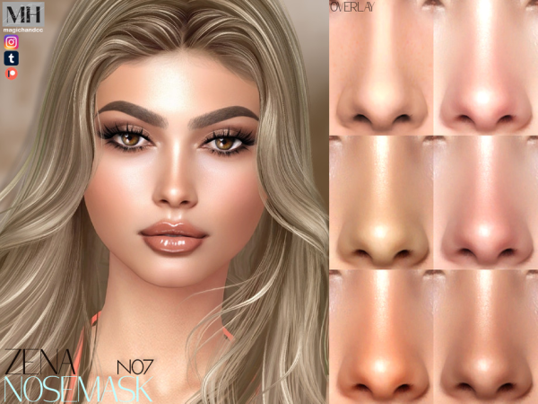 Alpha Zena Nosemask - The Sims 4 Custom Content
