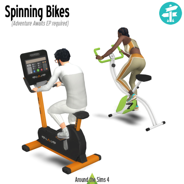 Maxis Match Around Spinning Bikes by simsfinds - The Sims 4 Custom Content