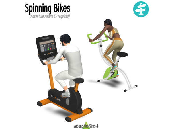Maxis Match Around Spinning Bikes - The Sims 4 Custom Content