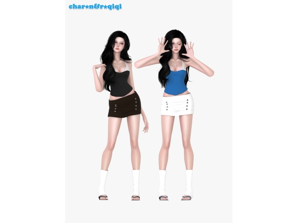 Mix [charonroqiqi]260815_top - The Sims 4 Custom Content