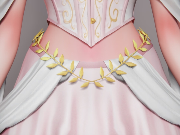 Alpha Faewyn Waist Chain - The Sims 4 Custom Content