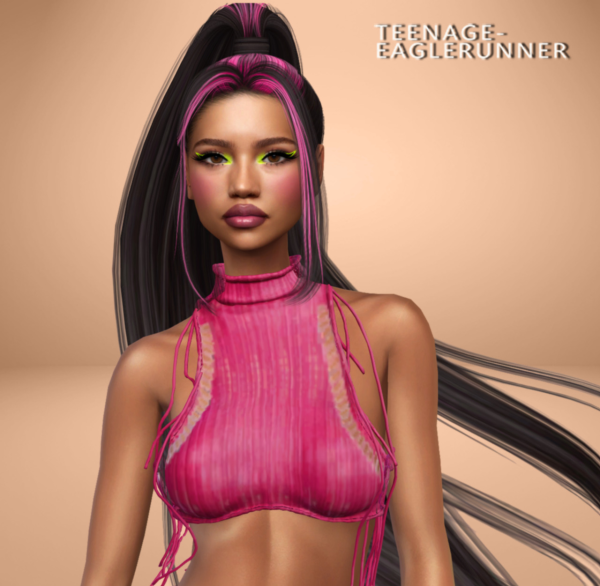 Maxis Match Cool Girl Lookbook by teenageeaglerunner - The Sims 4 Custom Content