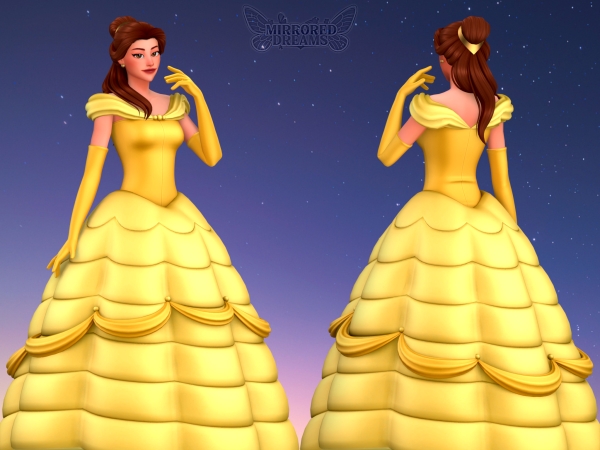 Mix Bela's Dress Glove - The Sims 4 Custom Content