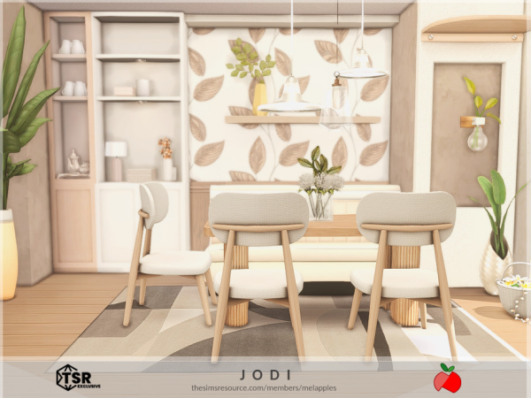 Mix Jodi dining - The Sims 4 Custom Content