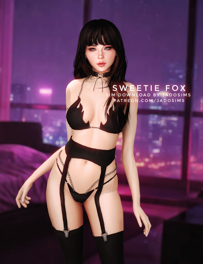 Alpha Sweetie Fox (Sim Download) by shopwithflynnn - The Sims 4 Custom Content