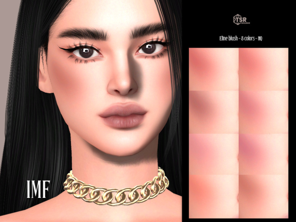 Alpha IMF Eline Blush by IzzieMcFire - The Sims 4 Custom Content