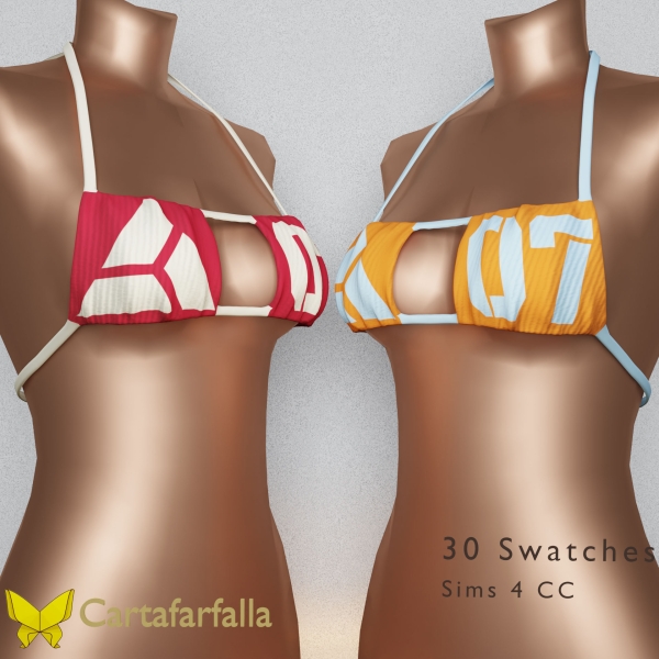 Alpha Cartafarfalla ZARELLE top by cartafarfalla - The Sims 4 Custom Content