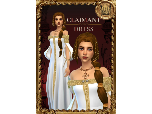 Maxis Match [Simstoricalish] Claimant Dress - The Sims 4 Custom Content