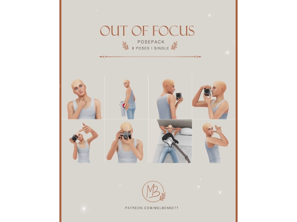 Mix Out of Focus Posepack - The Sims 4 Custom Content