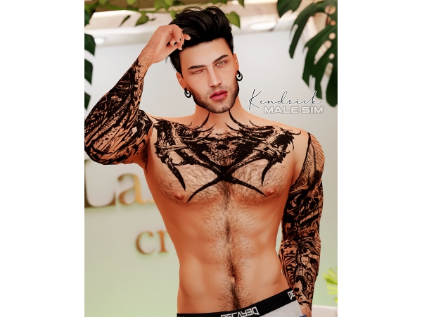 Mix Kendrick Male Sim - The Sims 4 Custom Content