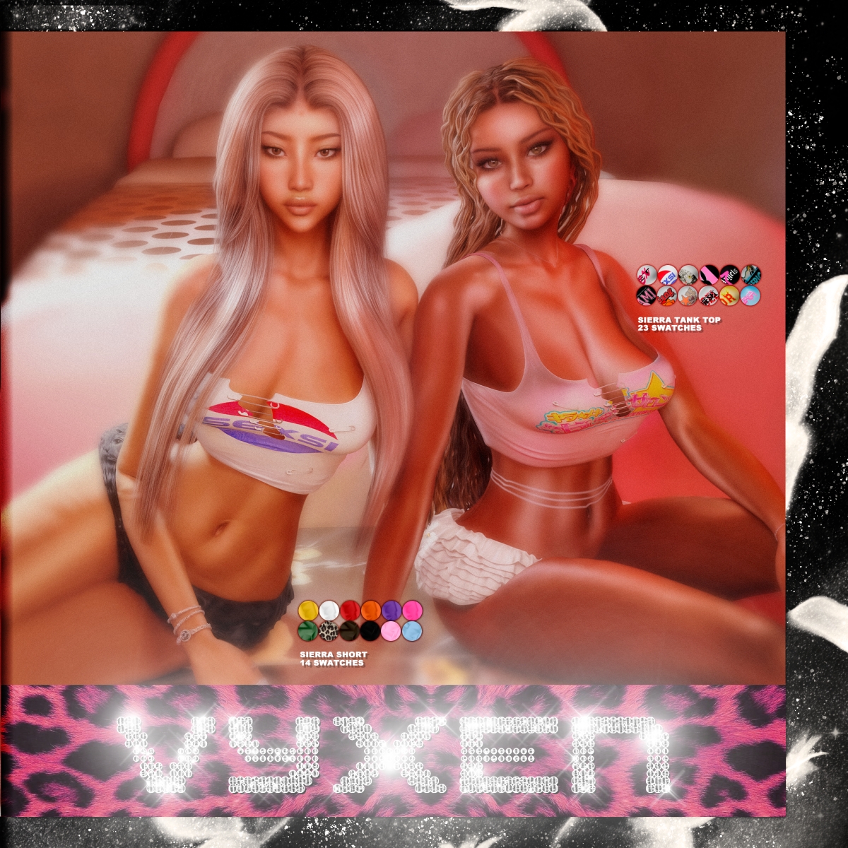 Alpha vyxen sierra set by vyxen - The Sims 4 Custom Content