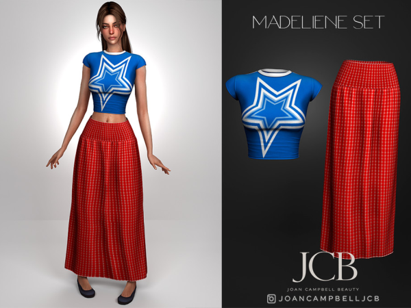 Alpha MADELIENE SET by Joan_Campbell_Beauty_ - The Sims 4 Custom Content