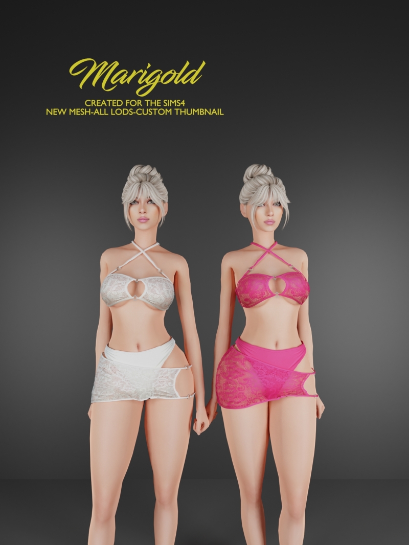 Alpha MARIGOLD TS4_NATASHA by marigoldsims - The Sims 4 Custom Content