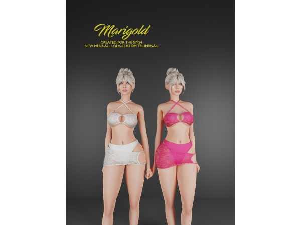Alpha MARIGOLD TS4_NATASHA - The Sims 4 Custom Content