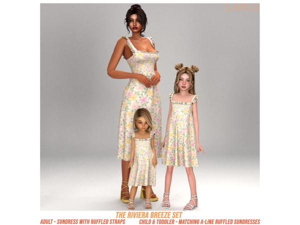 Alpha patreon The Riviera Breeze Set - The Sims 4 Custom Content