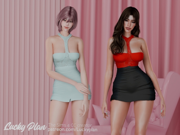 Alpha LPyuujnie set - The Sims 4 Custom Content