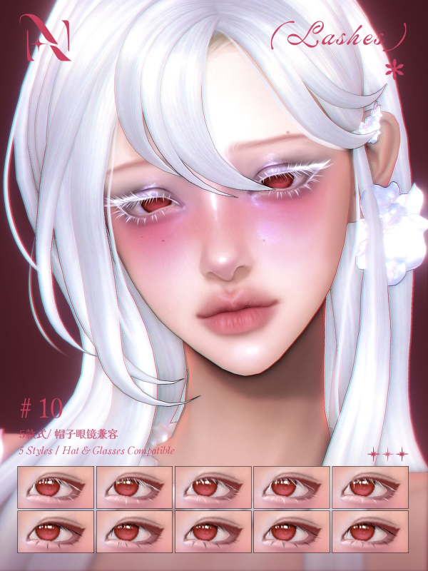 Alpha 2026 06 makeup pack by simsfinds - The Sims 4 Custom Content