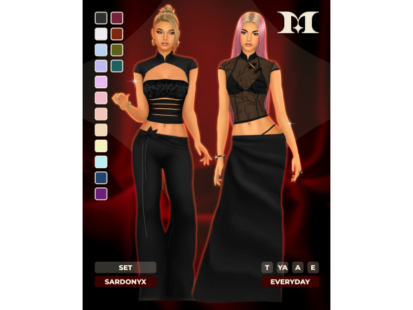Maxis Match Sardonyx Set by milliancc - The Sims 4 Custom Content