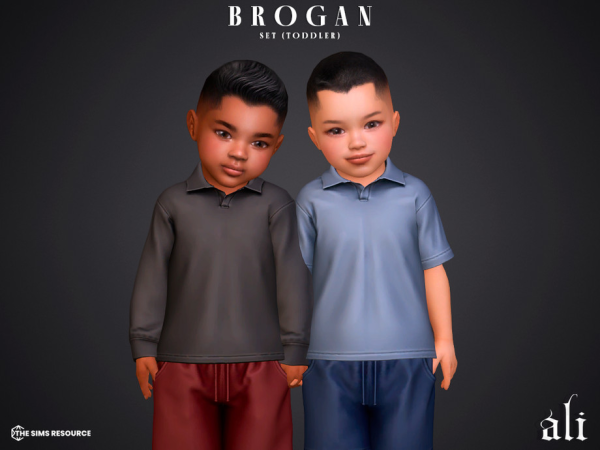 Alpha BROGAN set toddler by ali1 - The Sims 4 Custom Content