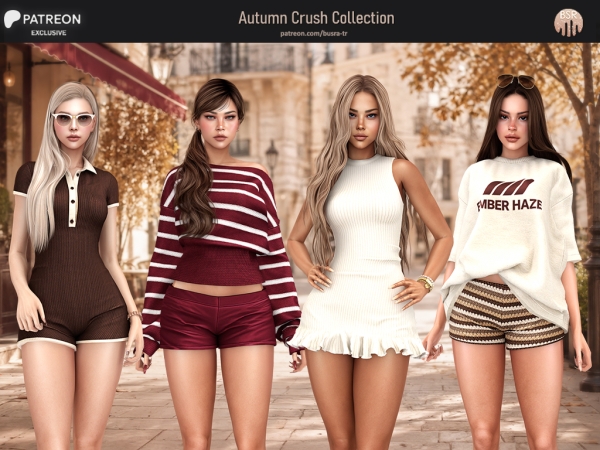 Alpha Autumn Crush Collection P279 - The Sims 4 Custom Content