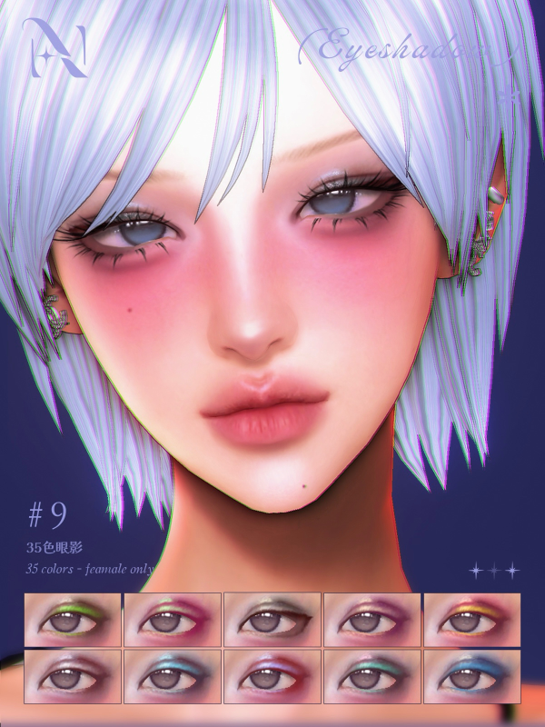 Mix 2026 06 makeup pack by simsfinds - The Sims 4 Custom Content