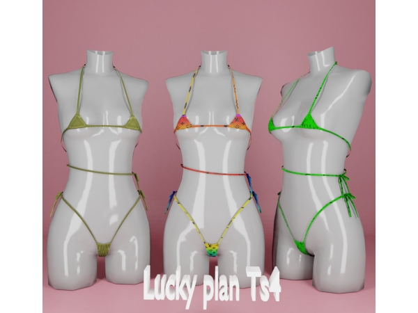 Alpha Lucky plan_Carmela lingerie - The Sims 4 Custom Content