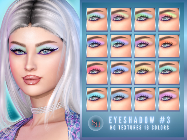 Alpha SH Eyeshadow 3 by Sunset_Haven - The Sims 4 Custom Content