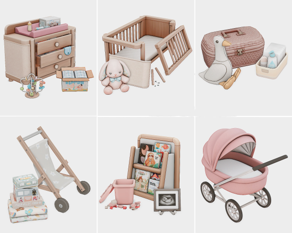Maxis Match baby girl on the way sims 4 finds by simsfinds - The Sims 4 Custom Content