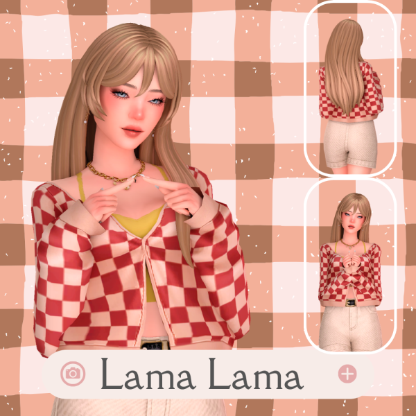 Maxis Match Hair Nanami by simsfinds - The Sims 4 Custom Content