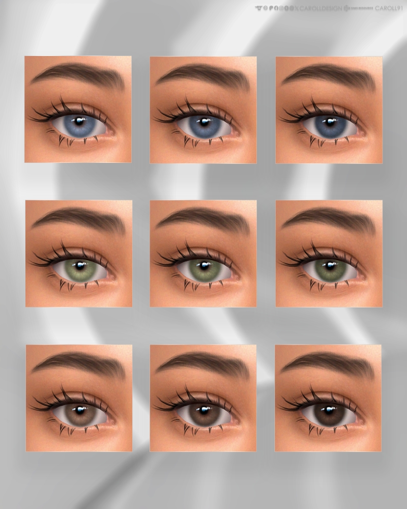 Alpha Freya Eyes HQ by carolldesign - The Sims 4 Custom Content