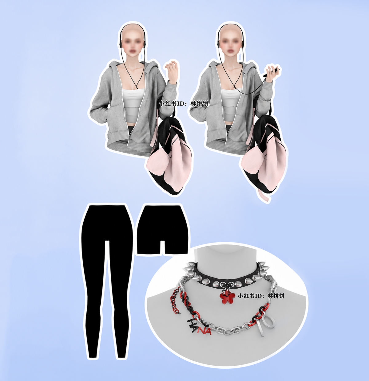 Alpha LIN DIAN Hana_Set by simsfinds - The Sims 4 Custom Content