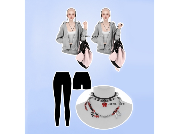 Alpha LIN DIAN Hana_Set - The Sims 4 Custom Content