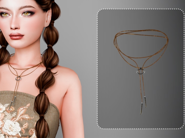 Alpha Sofie Necklace - The Sims 4 Custom Content
