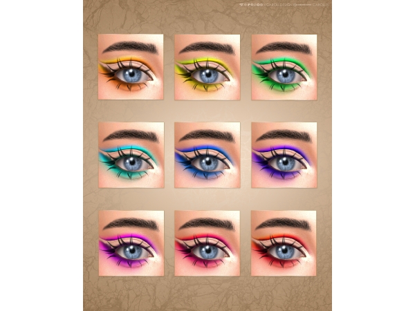 Alpha Eyeshadow 65 HQ - The Sims 4 Custom Content