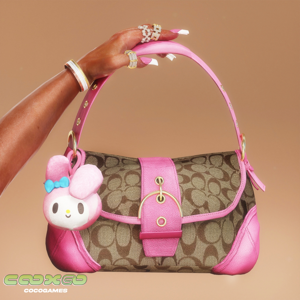 Alpha Vintage Coach HB Bag Accessory by simsfinds - The Sims 4 Custom Content