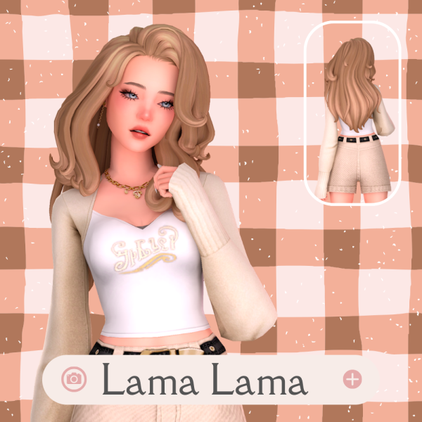 Maxis Match Hair Tiphaine by simsfinds - The Sims 4 Custom Content