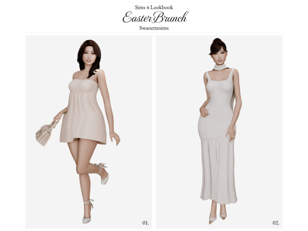 Maxis Match Easter Brunch Ft Melina Bass - The Sims 4 Custom Content