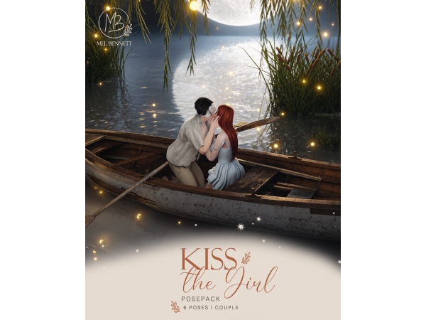 Mix Kiss the Girl Posepack - The Sims 4 Custom Content
