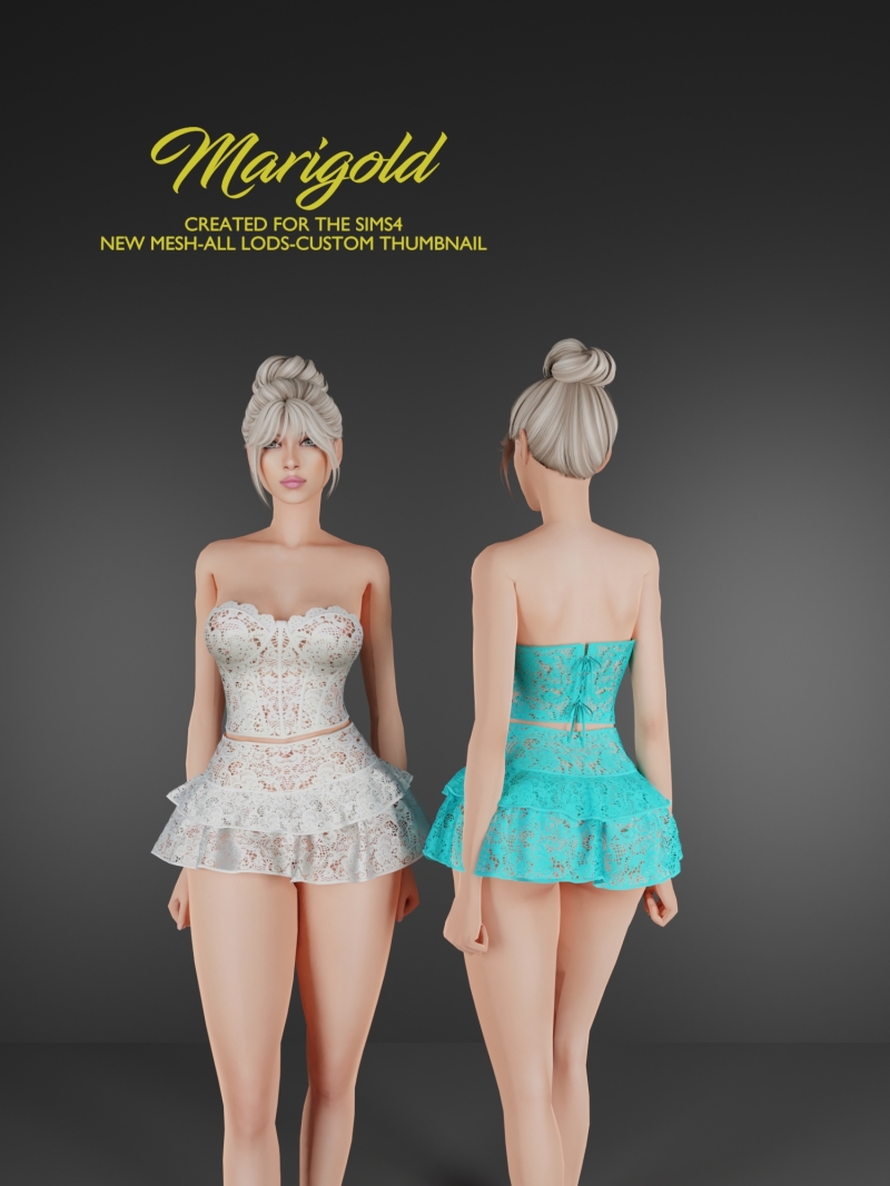 Alpha MARIGOLD TS4_LOLIA SET by marigoldsims - The Sims 4 Custom Content