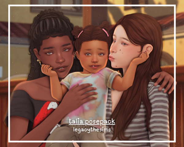 Mix talia pose pack by simsfinds - The Sims 4 Custom Content
