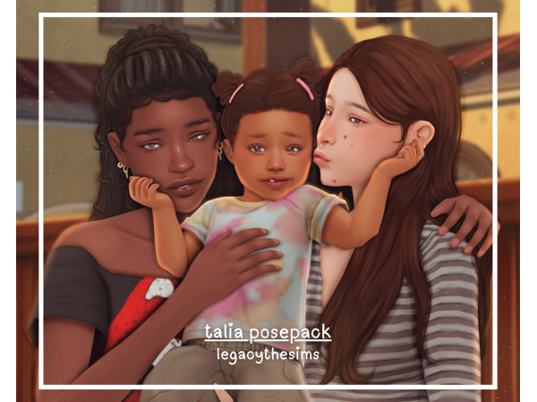 Mix talia pose pack by legacythesims - The Sims 4 Custom Content