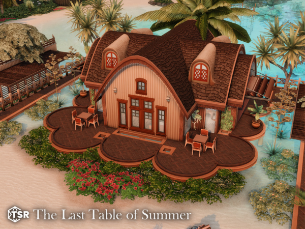 Maxis Match The Last Table of Summer l noCC - The Sims 4 Custom Content
