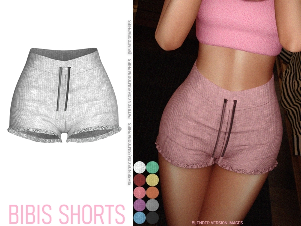 Alpha Bibis Shorts - The Sims 4 Custom Content