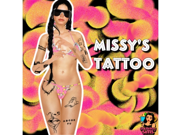Alpha Missy's Tattoos - The Sims 4 Custom Content