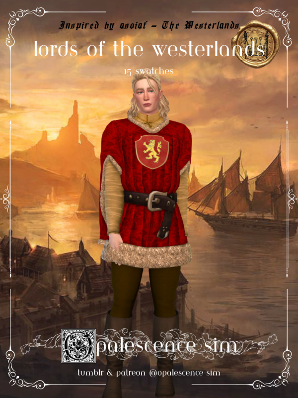 Maxis Match Lords of the Westerlands the Reach by simsfinds - The Sims 4 Custom Content