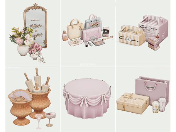 Maxis Match pretty in pink must haves sims 4 finds by boujeesimss - The Sims 4 Custom Content