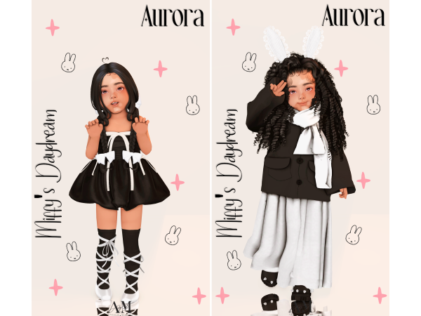 Mix Miffys Daydream Aurora Velaris mini Lookbook by angelicmikaela - The Sims 4 Custom Content