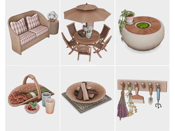 Maxis Match patio must haves 26 sims 4 finds by boujeesimss - The Sims 4 Custom Content
