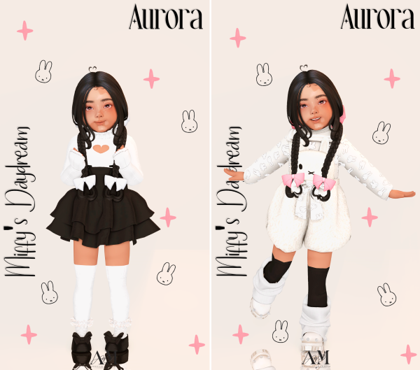 Mix Miffys Daydream Aurora Velaris mini Lookbook by simsfinds - The Sims 4 Custom Content